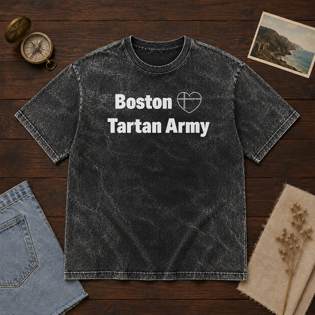 Nice Boston Tartan Army I Love Scotland Soccer National Team Supporters Shirt - Image 8