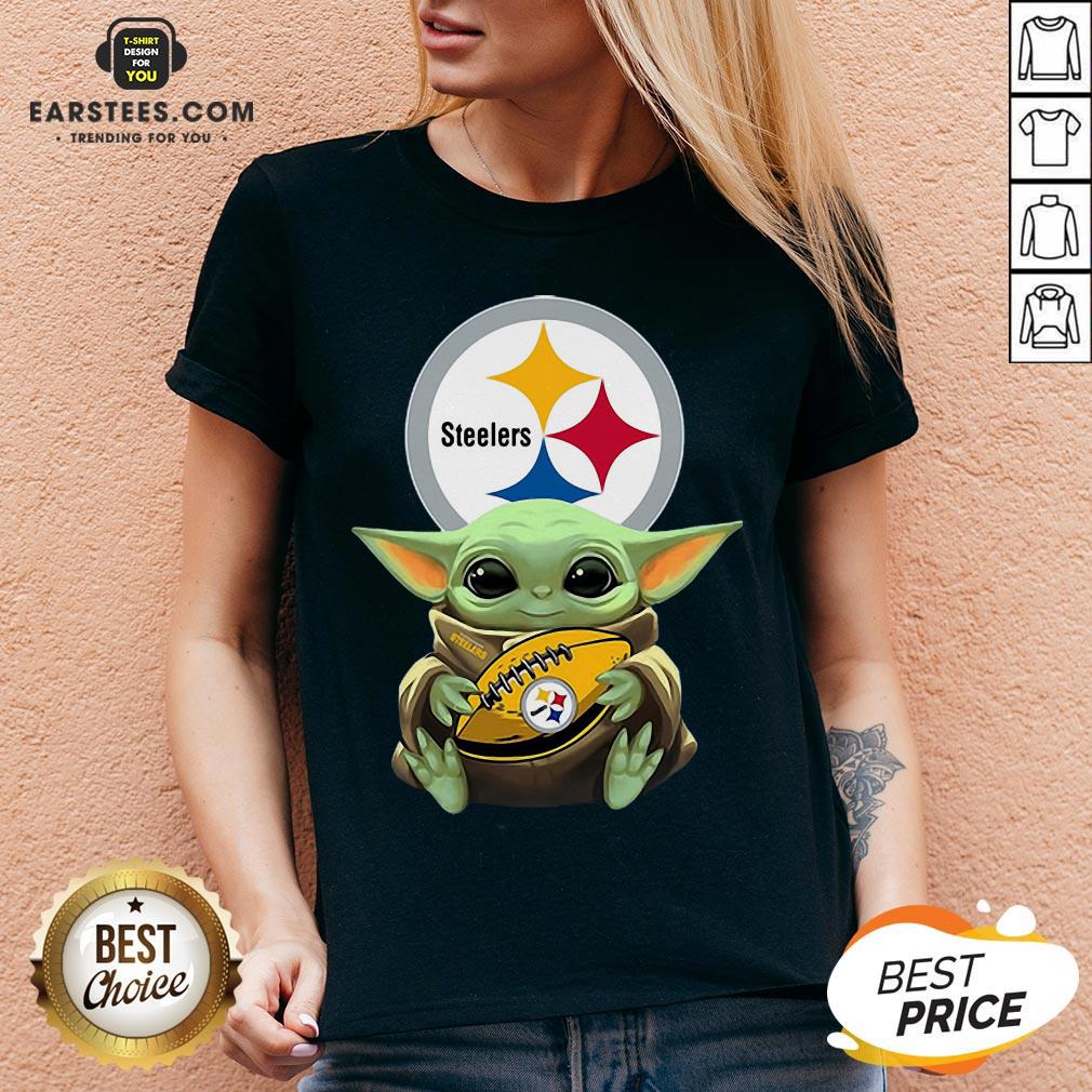 Original Baby Yoda Rugby Steelers Shirt - Image 5