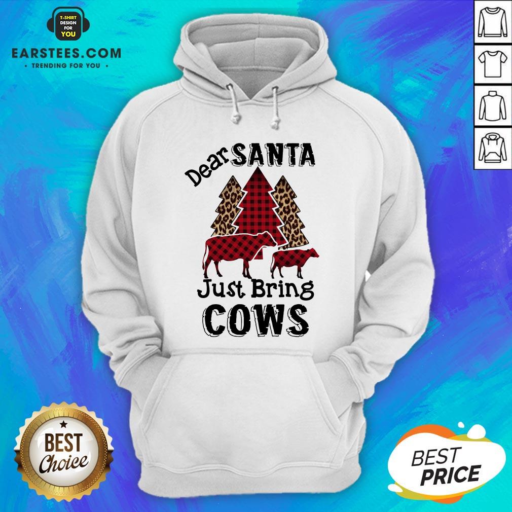 Pretty Dear Santa Just Bing Cows Shirt - Image 4