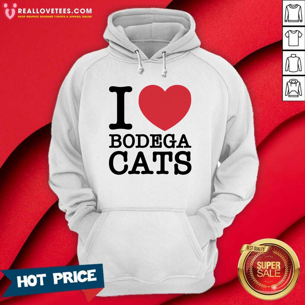 Sweet I Love Bodega Cats Shirt - Image 4