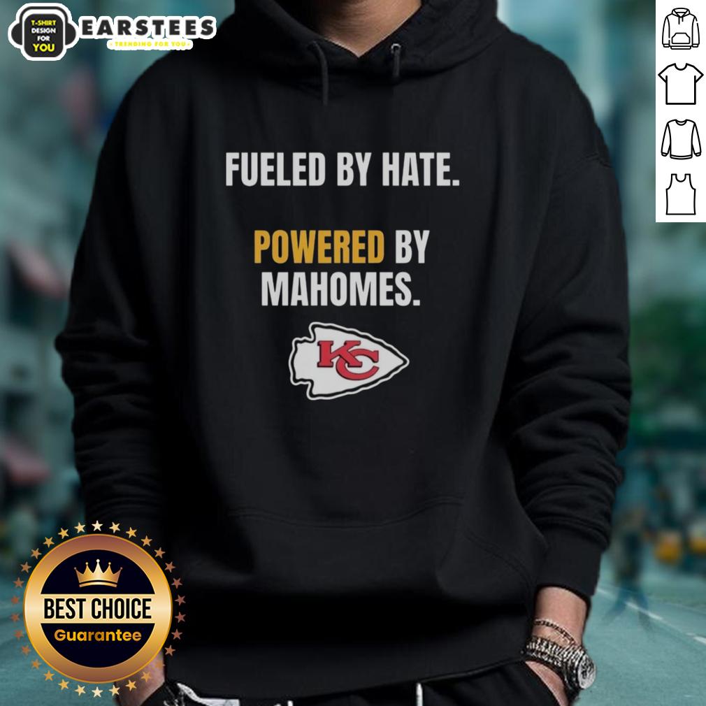 Awesome Kansas City Chiefs Fueled By Hate Powered By Mahomes T-Shirt - Image 2