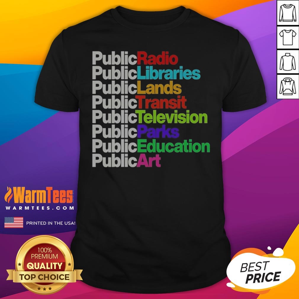 Awesome Public Libraries Radio Transit Parks Graphic Shirt