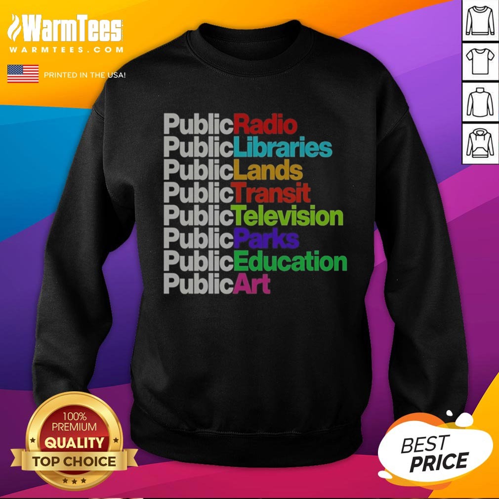 Awesome Public Libraries Radio Transit Parks Graphic Shirt - Image 4