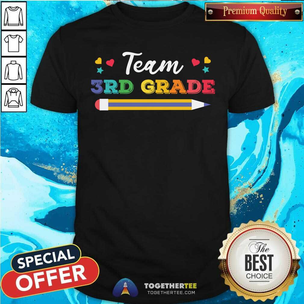 Team 3rd Grade Pencil Shirt