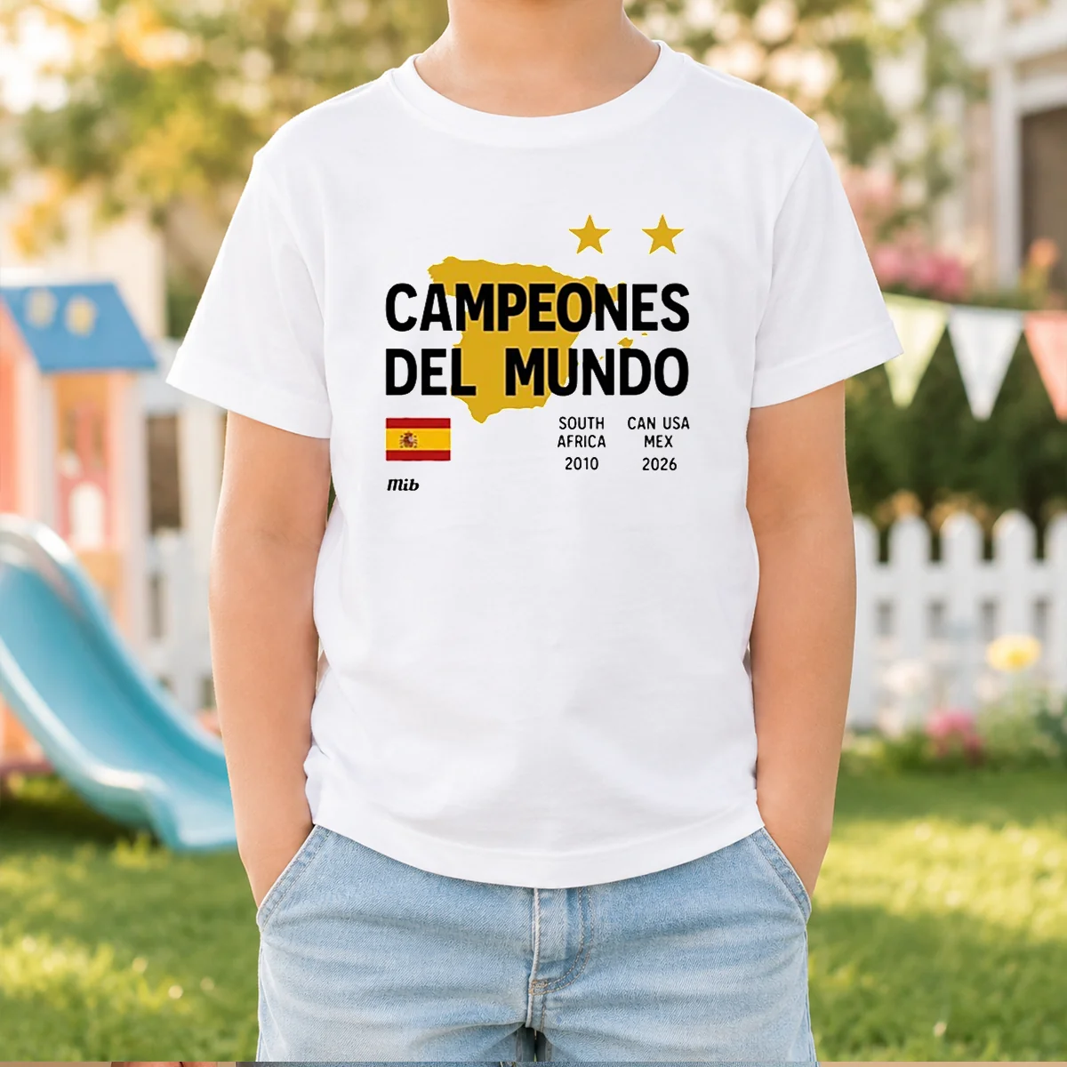 Original Spain Campeones Del Mundo 2010 South Africa And 2026 World Cup Shirt - Image 8