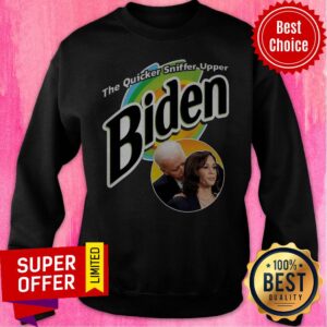 Alternative view of Nice The Quicker Sniffer Upper Biden Shirt