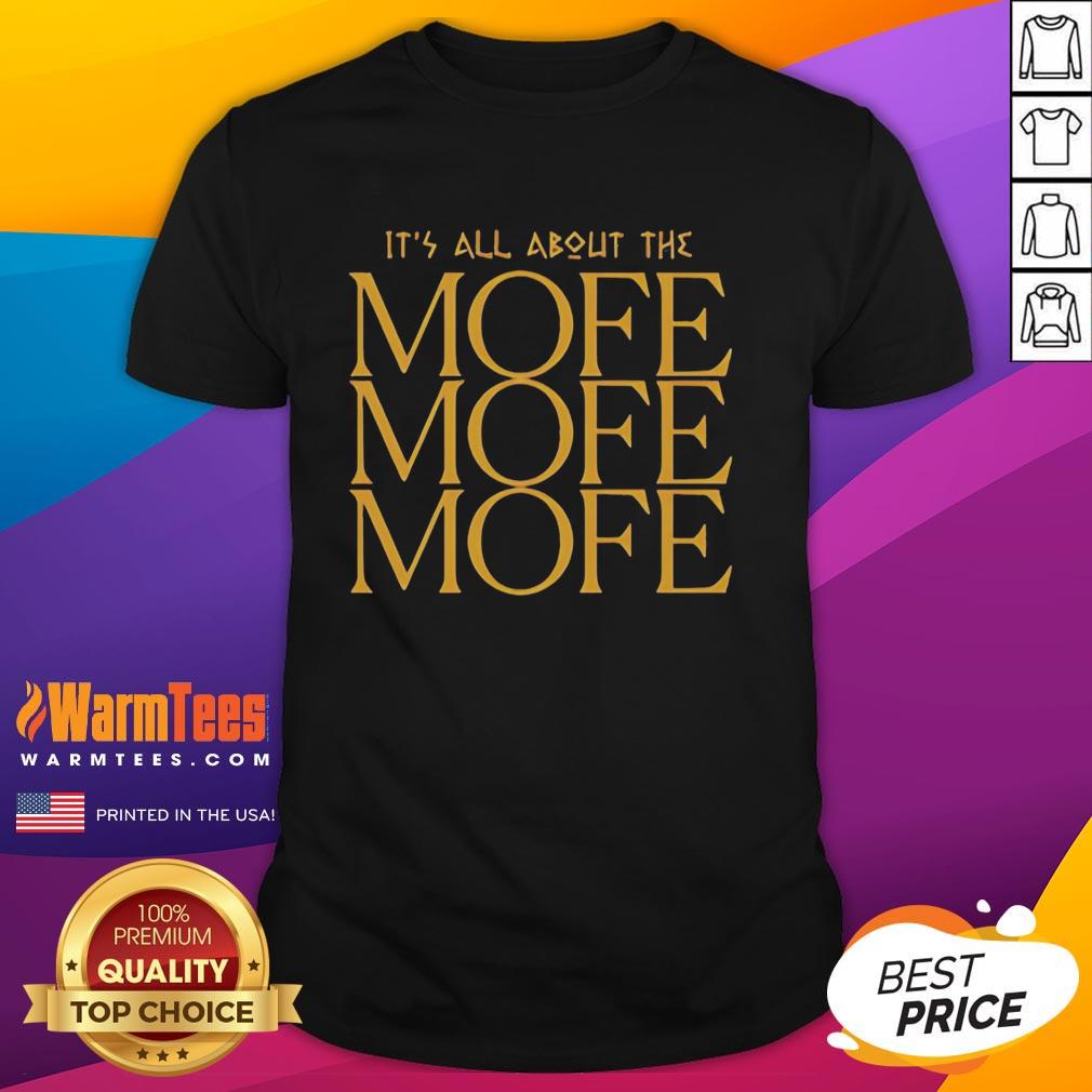 Original It's All About The Mofe Money Over Friends Enemies Retro T-Shirt