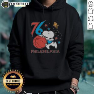 Alternative view of Awesome Sixers Snoopy 76 Philadelphia T-Shirt