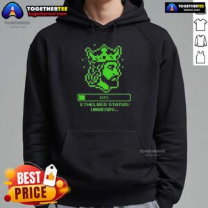 Alternative view of Hot Ethelred Status Unready King Of The English 8 Bit T-Shirt