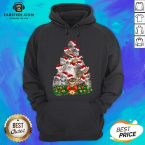 Alternative view of Hot Cats Tree Merry Christmas Shirt