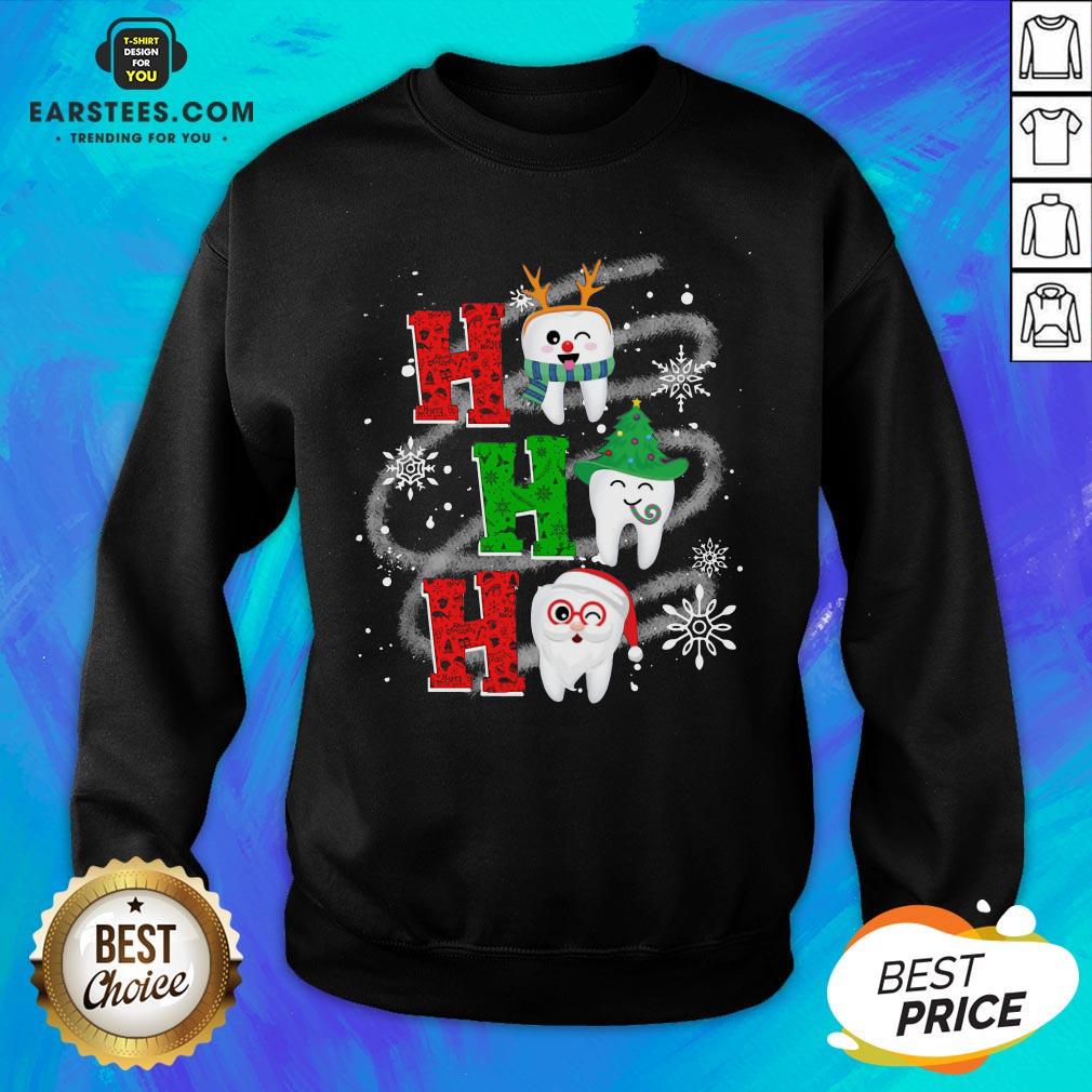 Nice Dental Ho Ho Ho Christmas Gift Shirt - Image 5