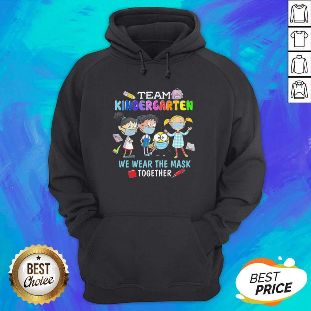Awesome Team Kindergarten We Wear The Mask Together Shirt - Image 3
