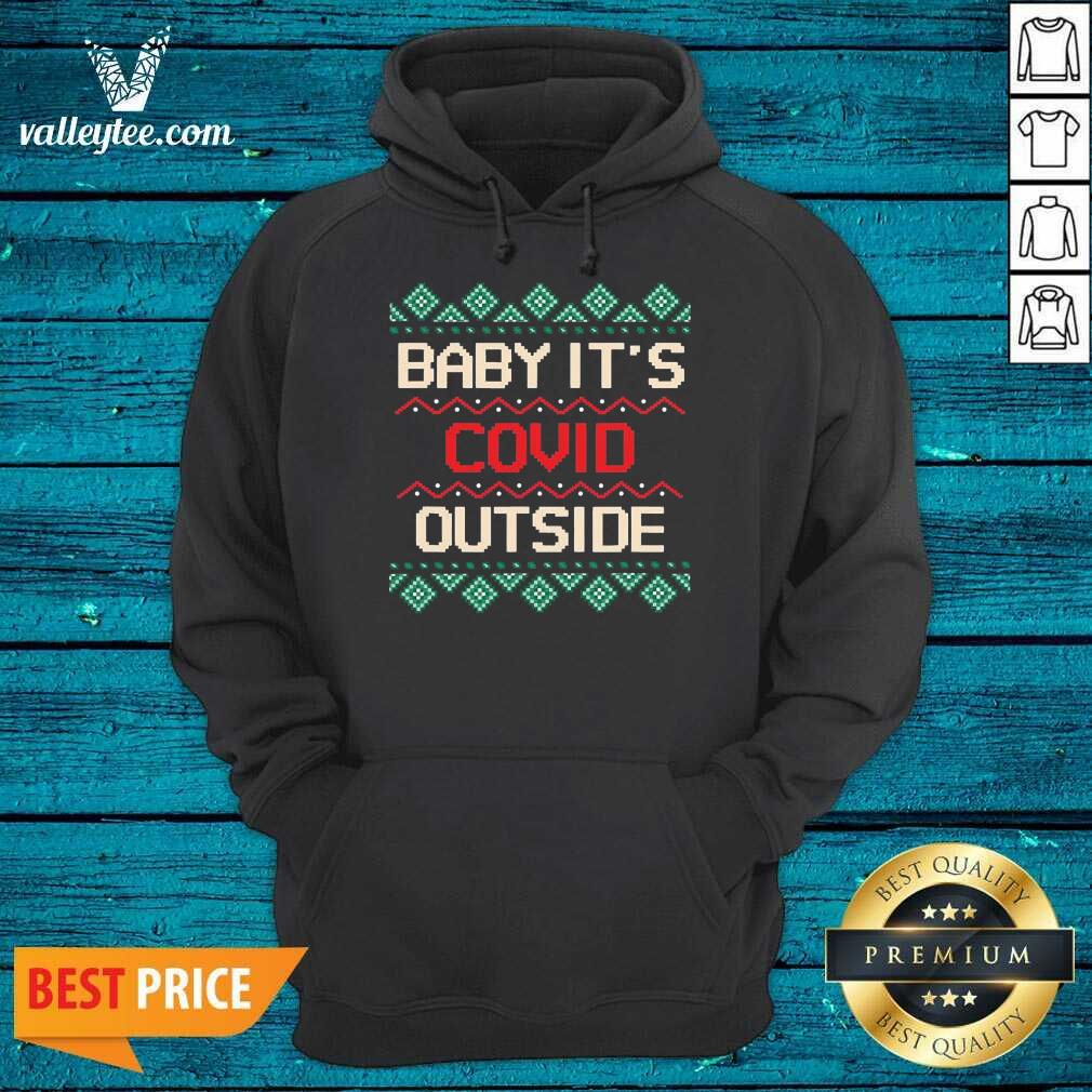 Premium Baby its Covid Outside Christmas Santa Shirt - Image 2