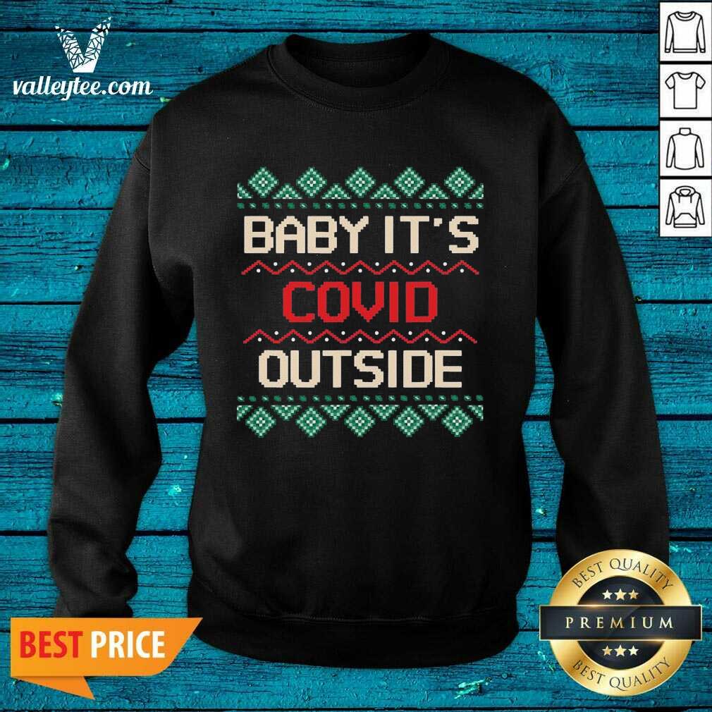 Premium Baby its Covid Outside Christmas Santa Shirt - Image 5