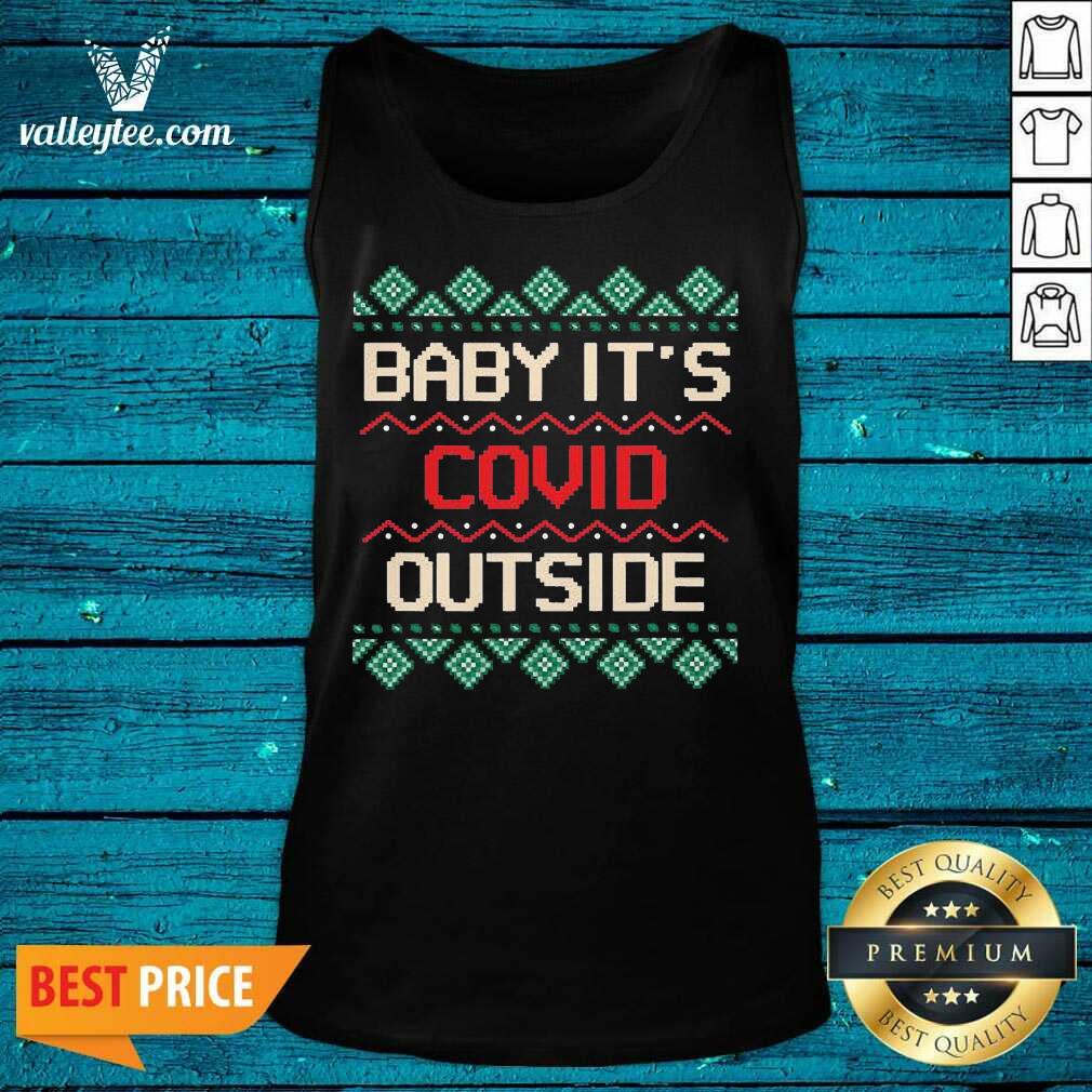 Premium Baby its Covid Outside Christmas Santa Shirt - Image 4