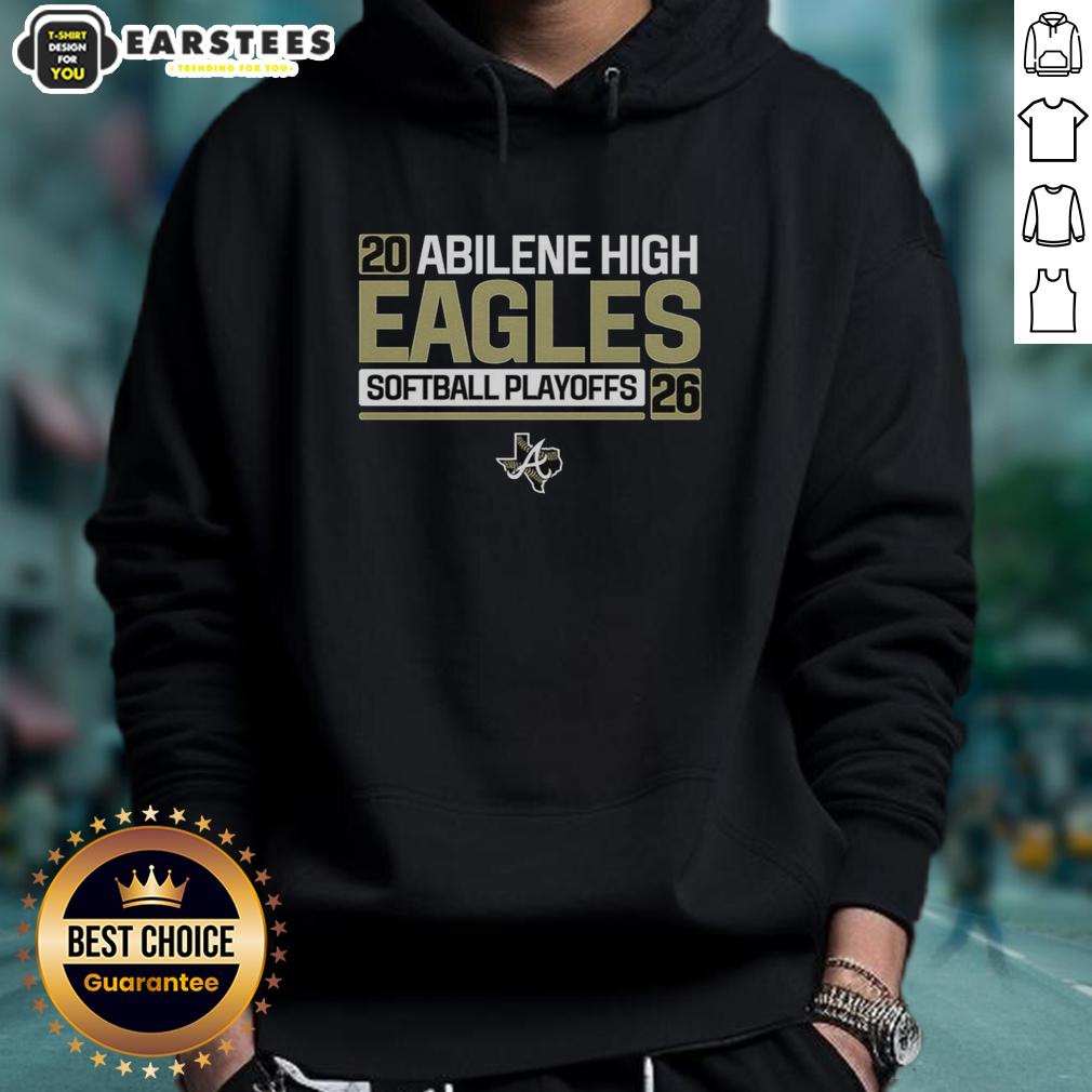 Awesome Abilene High Softball Eagles Playoffs 2026 T-Shirt - Image 2