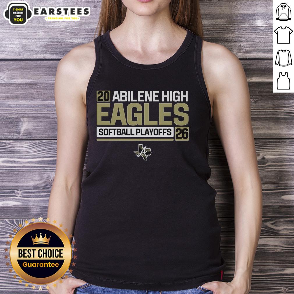 Awesome Abilene High Softball Eagles Playoffs 2026 T-Shirt - Image 4