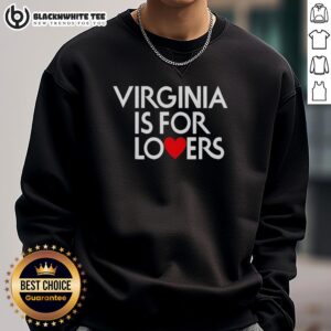 Alternative view of Nice Virginia Is For The Lovers Heart Shape T-Shirt