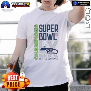 Top NFL Super Bowl LX Trophy Seattle Seahawks Champions T-Shirt