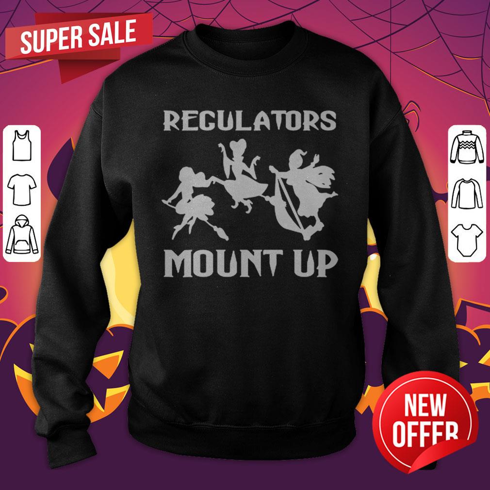 Funny Regulators Mount Up Funny Halloween Witch Shirt - Image 2