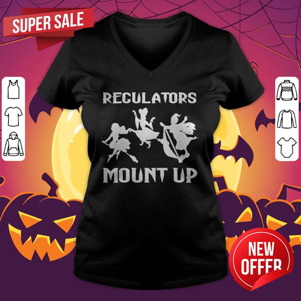 Funny Regulators Mount Up Funny Halloween Witch Shirt - Image 4
