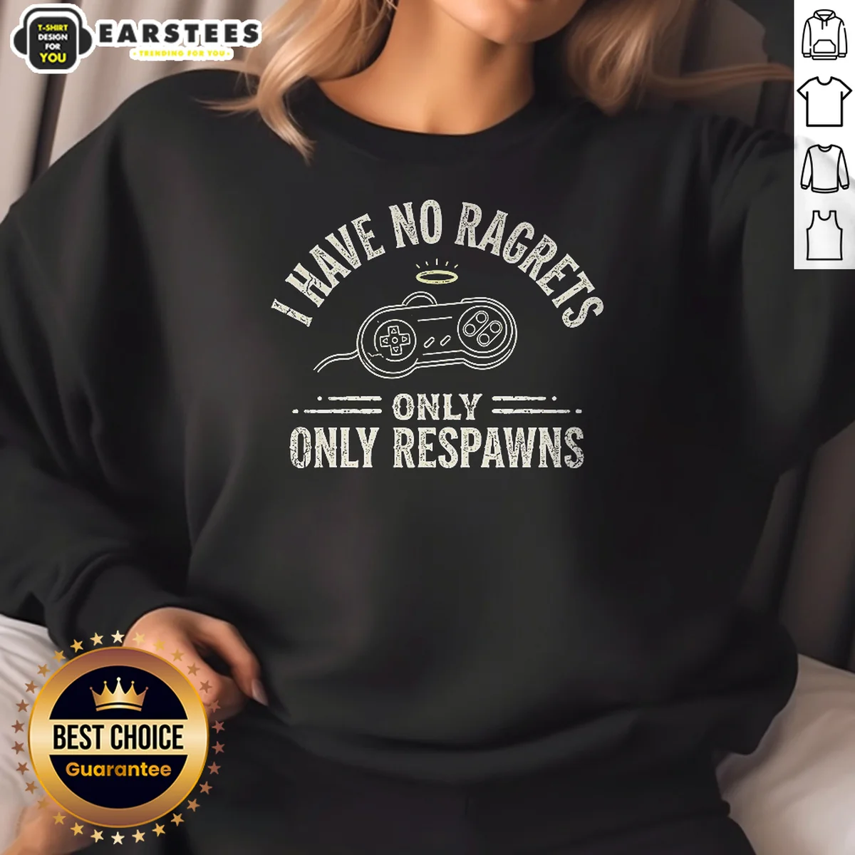 Original I Have No Ragrets Only Respawns Shirt - Image 3