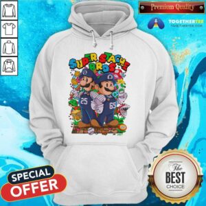 Alternative view of Super Stache Bros T-shirt