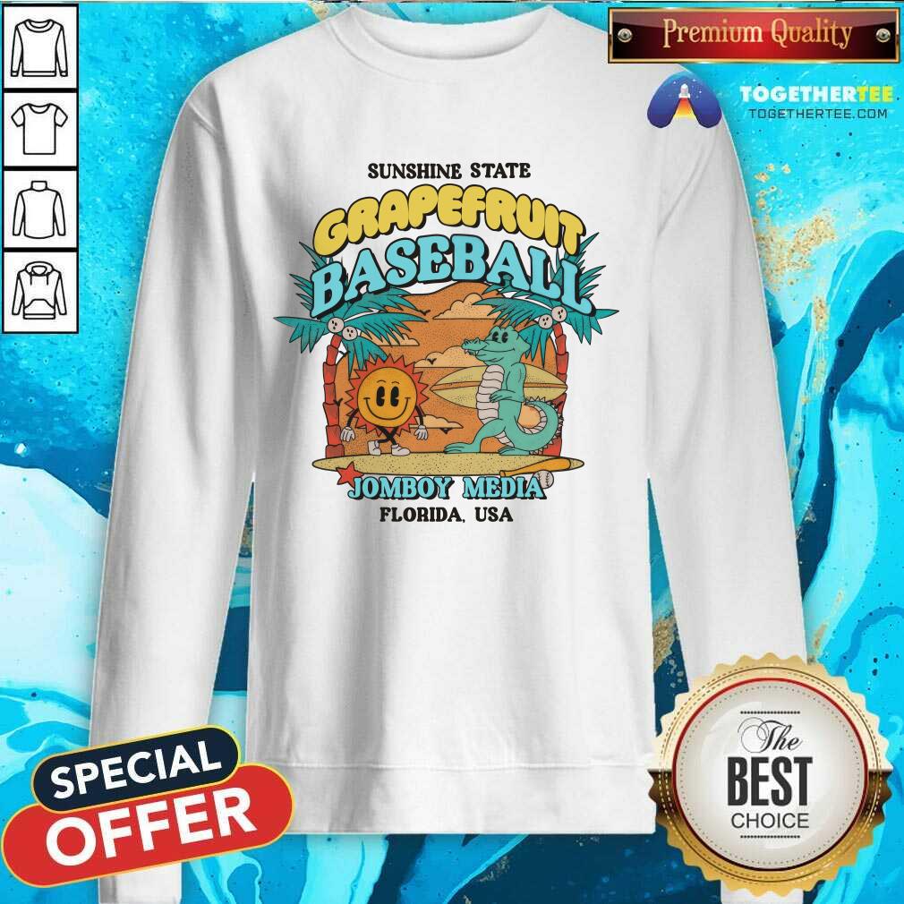 Sunshine State Grapefruit Baseball Florida T-shirt - Image 5