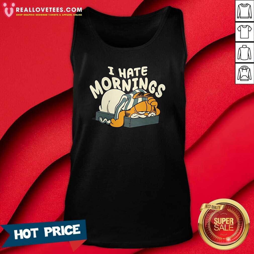 Garfield I Hate Mornings T-shirt - Image 3