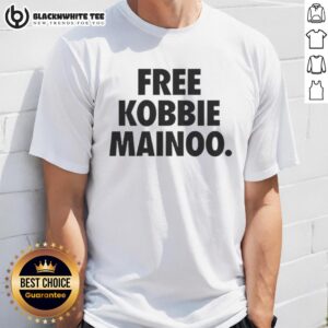 Pretty Man United's Mainoo's Brother Wearing Free Kobbie Mainoo T-Shirt