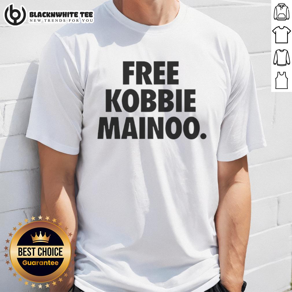 Pretty Man United's Mainoo's Brother Wearing Free Kobbie Mainoo T-Shirt