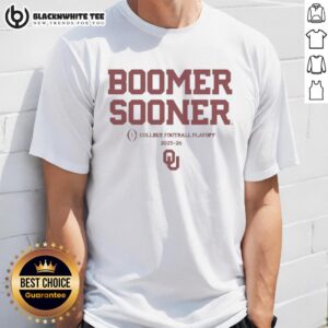 Pretty Oklahoma Sooners Football Boomer Sooner 2025-2026 CFP T-Shirt