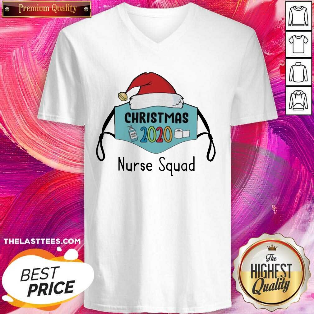Great Mask Santa 2020 Anti Covid 19 Merry Christmas 2020 Nurse Squad Shirt - Image 5