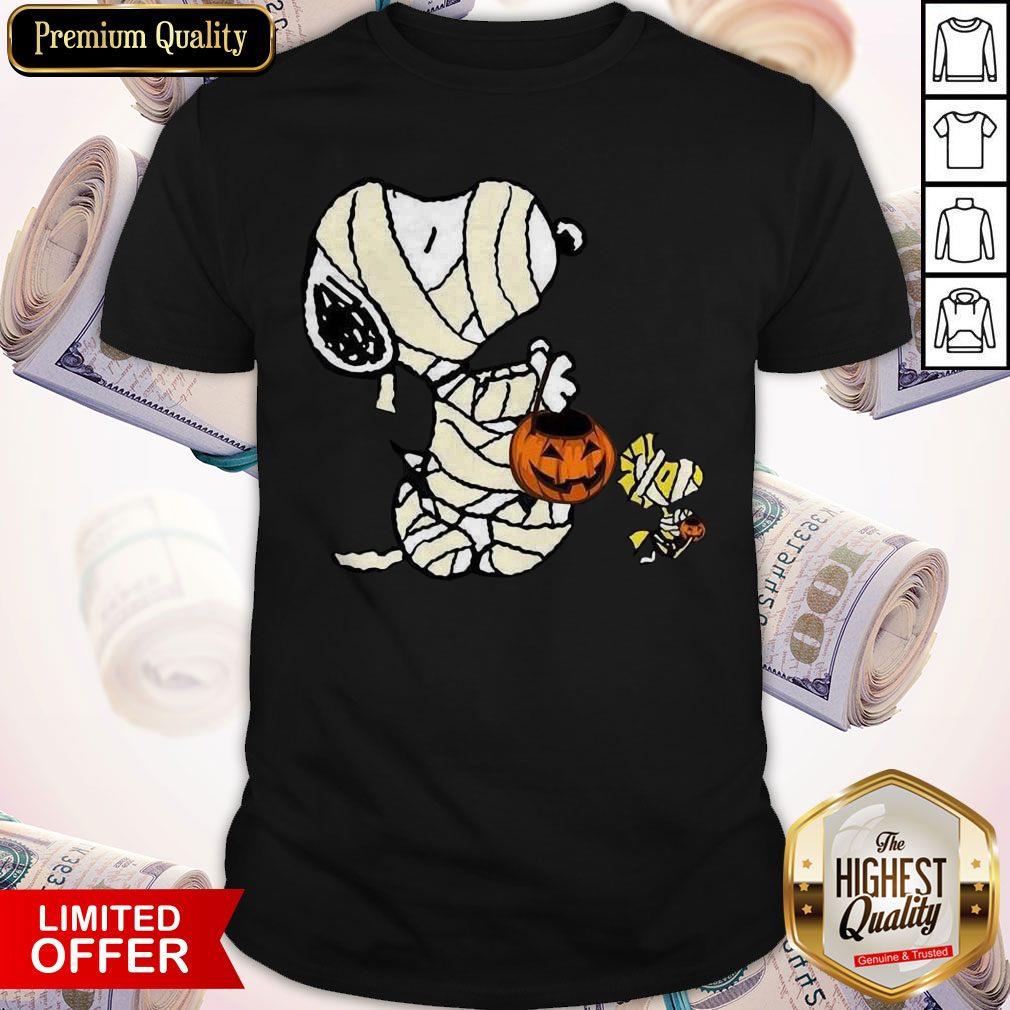 Snoopy And Woodstock Mummies Shirt