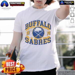 Nice Buffalo Sabres Rink Arched Wordmark T-Shirt