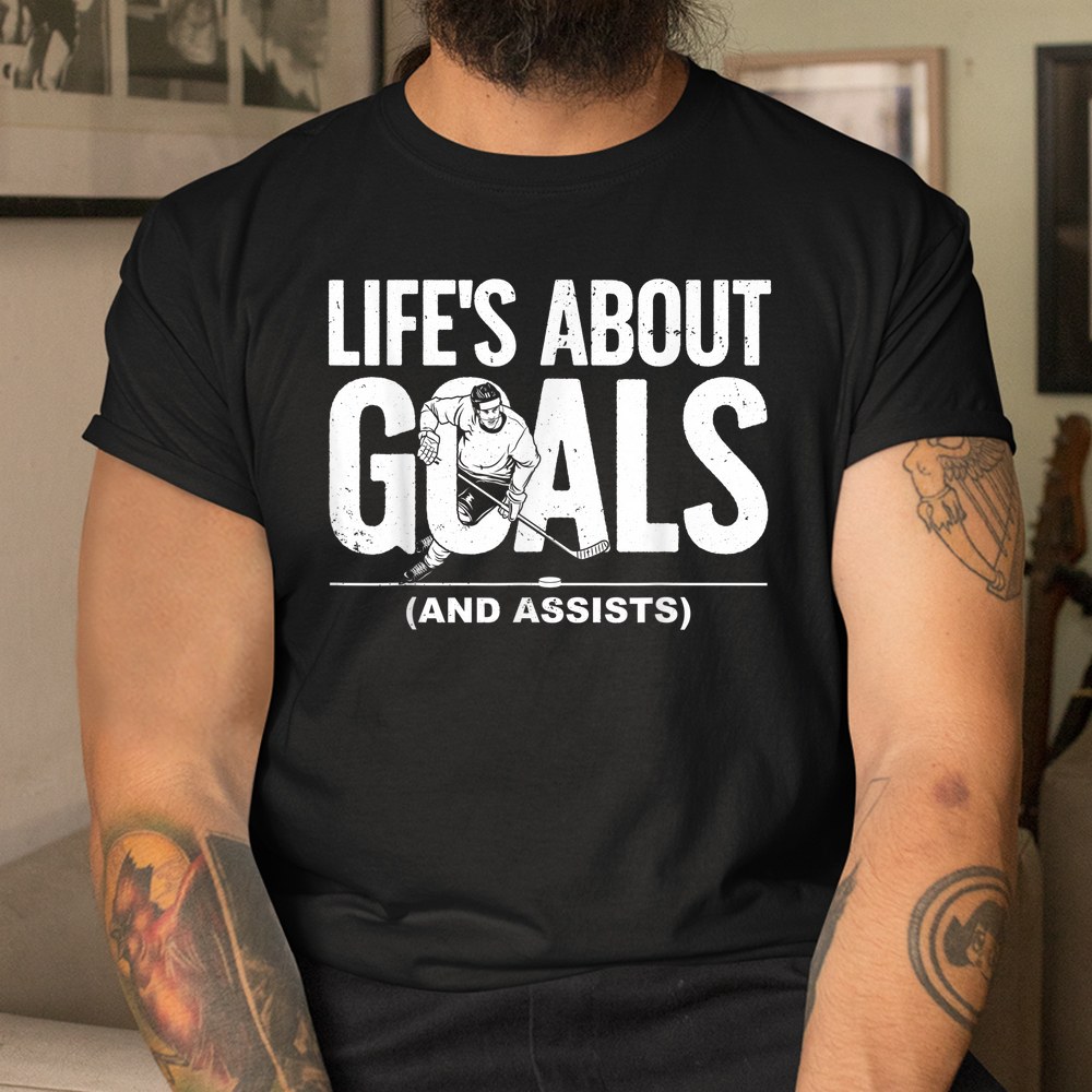 Cool Ice Hockey Hockey Lover Goalie Sports Shirt - Image 3
