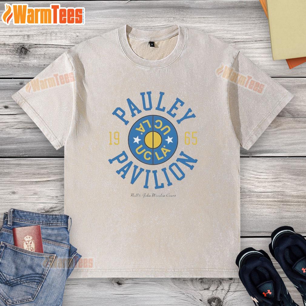 Top Ucla Nell And John Wooden Court Pauley Pavilion Indoor Arena 1995 T-Shirt - Image 6