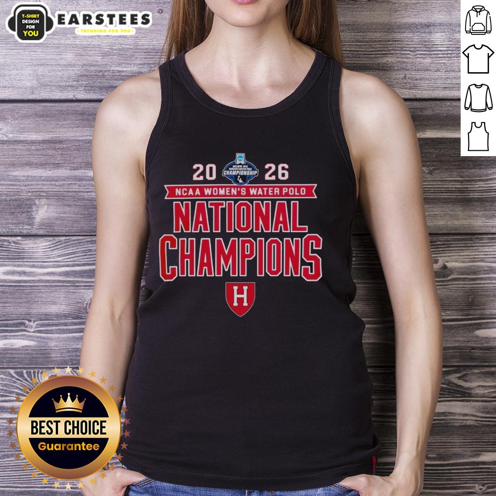 Awesome 2026 NCAA Women's Water Polo National Champs Harvard Crimson Victory T-Shirt - Image 4
