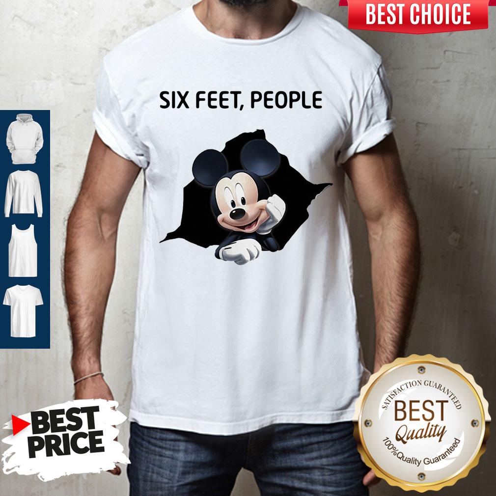 Top Mickey Mouse Six Feet People Shirt