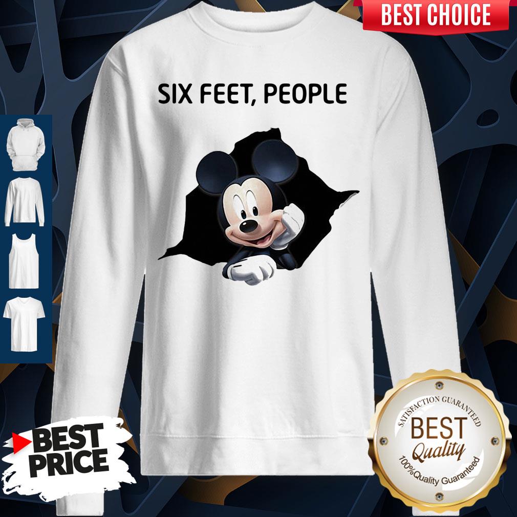 Top Mickey Mouse Six Feet People Shirt - Image 4
