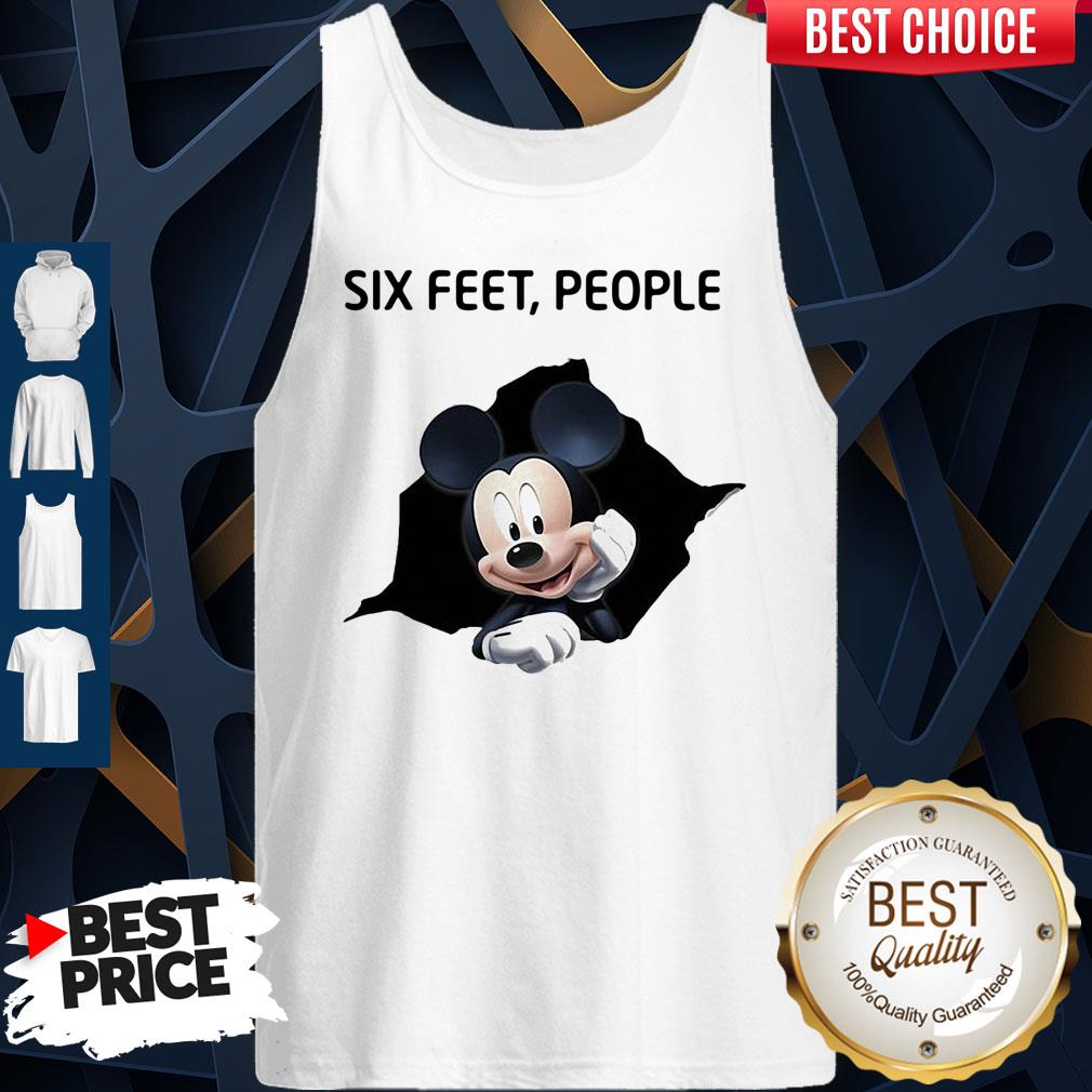Top Mickey Mouse Six Feet People Shirt - Image 3