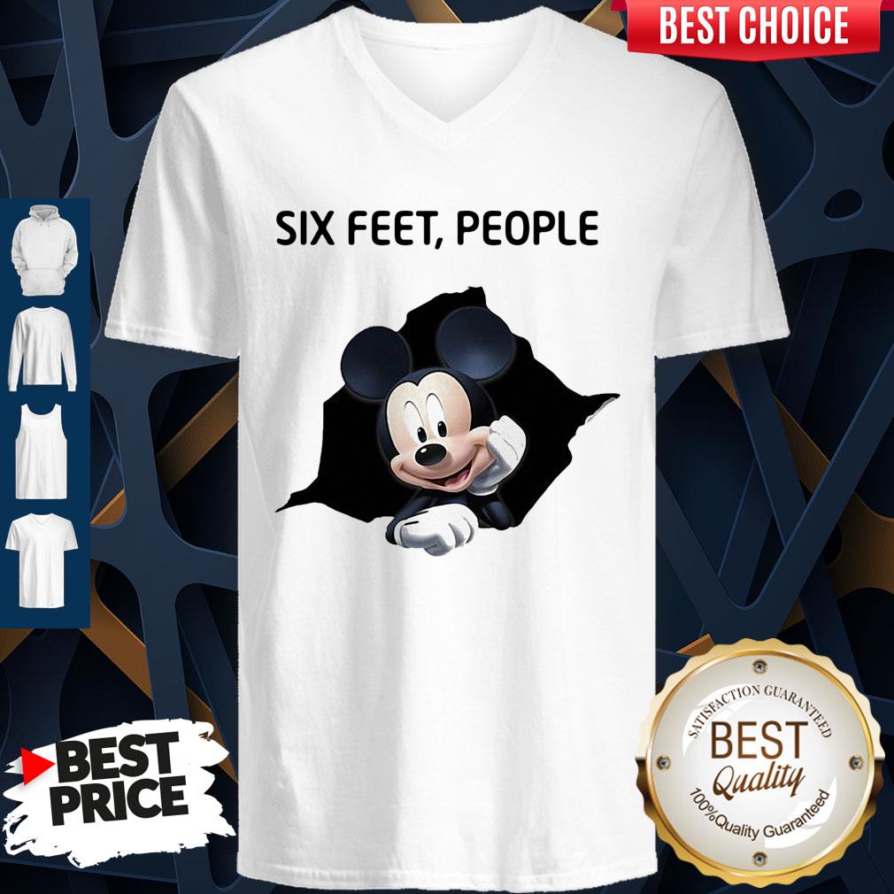 Top Mickey Mouse Six Feet People Shirt - Image 5