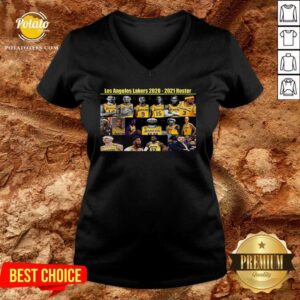 Alternative view of Good Los Angeles Lakers 2020 2021 Roster Shirt