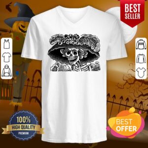 Alternative view of Day Of The Dead Dia De Los Muertos Skulls Vintage Skeletons Shirt