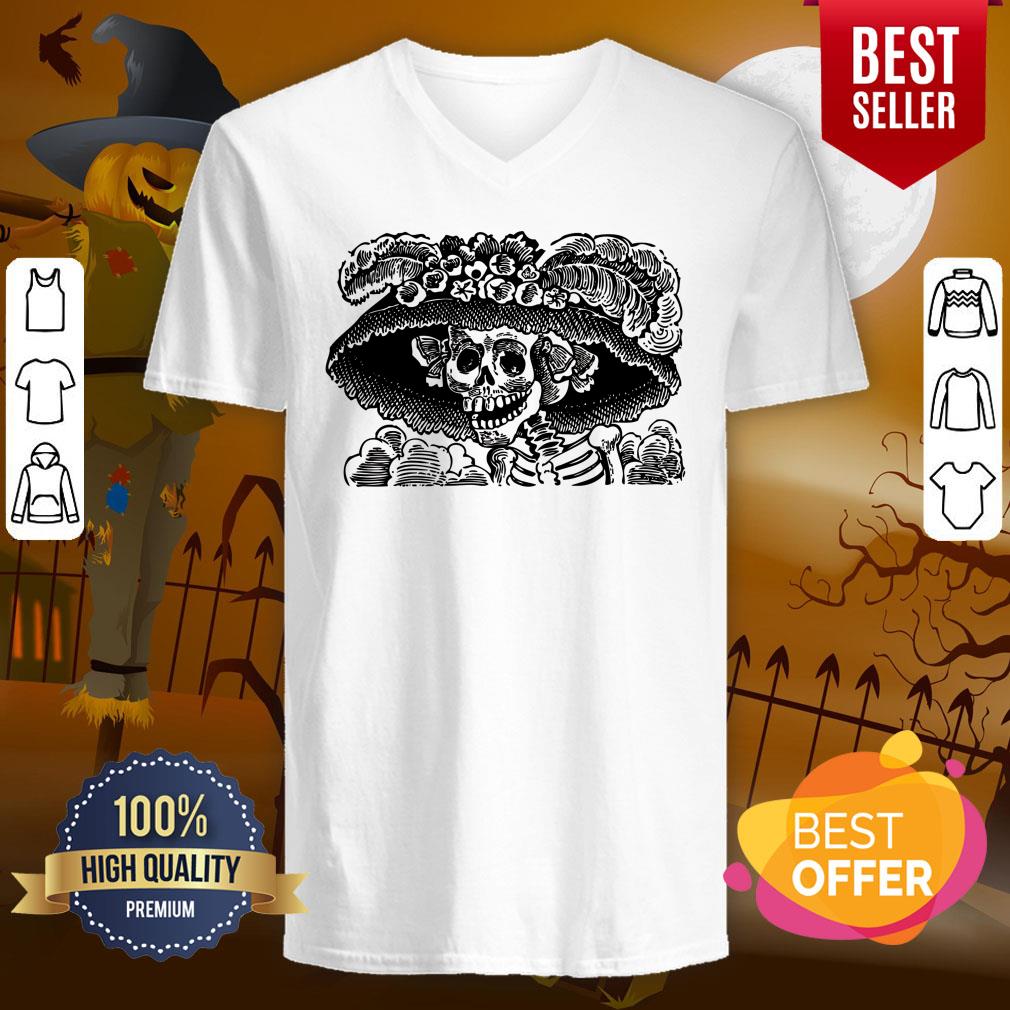 Day Of The Dead Dia De Los Muertos Skulls Vintage Skeletons Shirt - Image 2