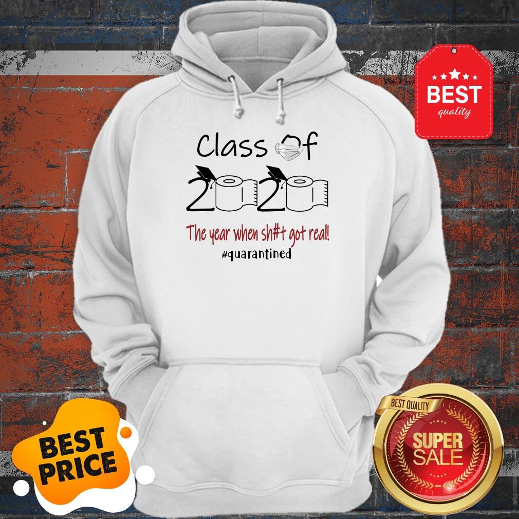 Seniors 2020 The Year When Shit Got Real Shirt - Image 5