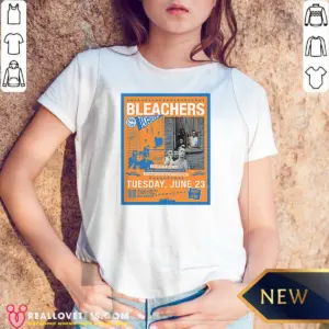Alternative view of Top Bleachers Jun 23 2026 New York NY TOUR Poster Shirt