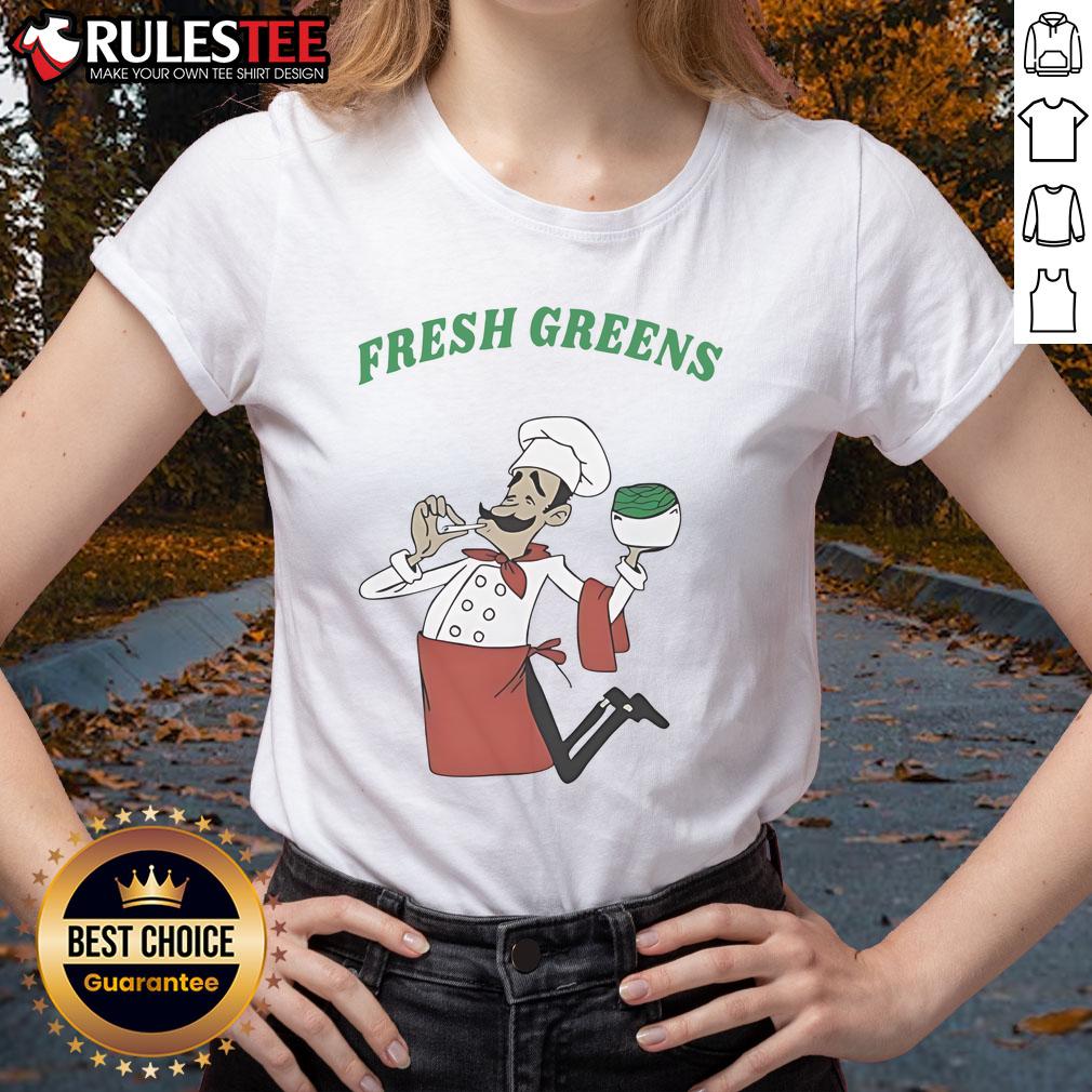 Awesome Fresh Greens Chef T-Shirt - Image 3