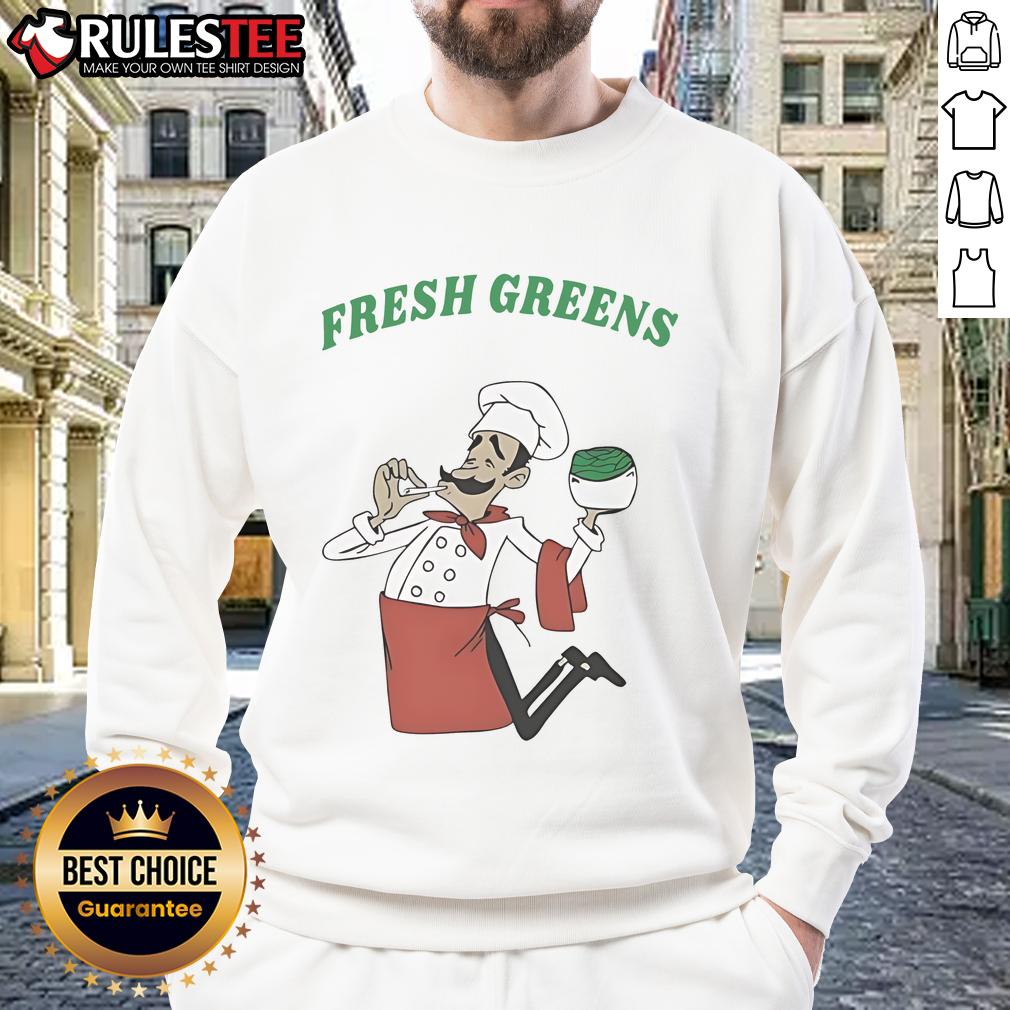 Awesome Fresh Greens Chef T-Shirt - Image 5