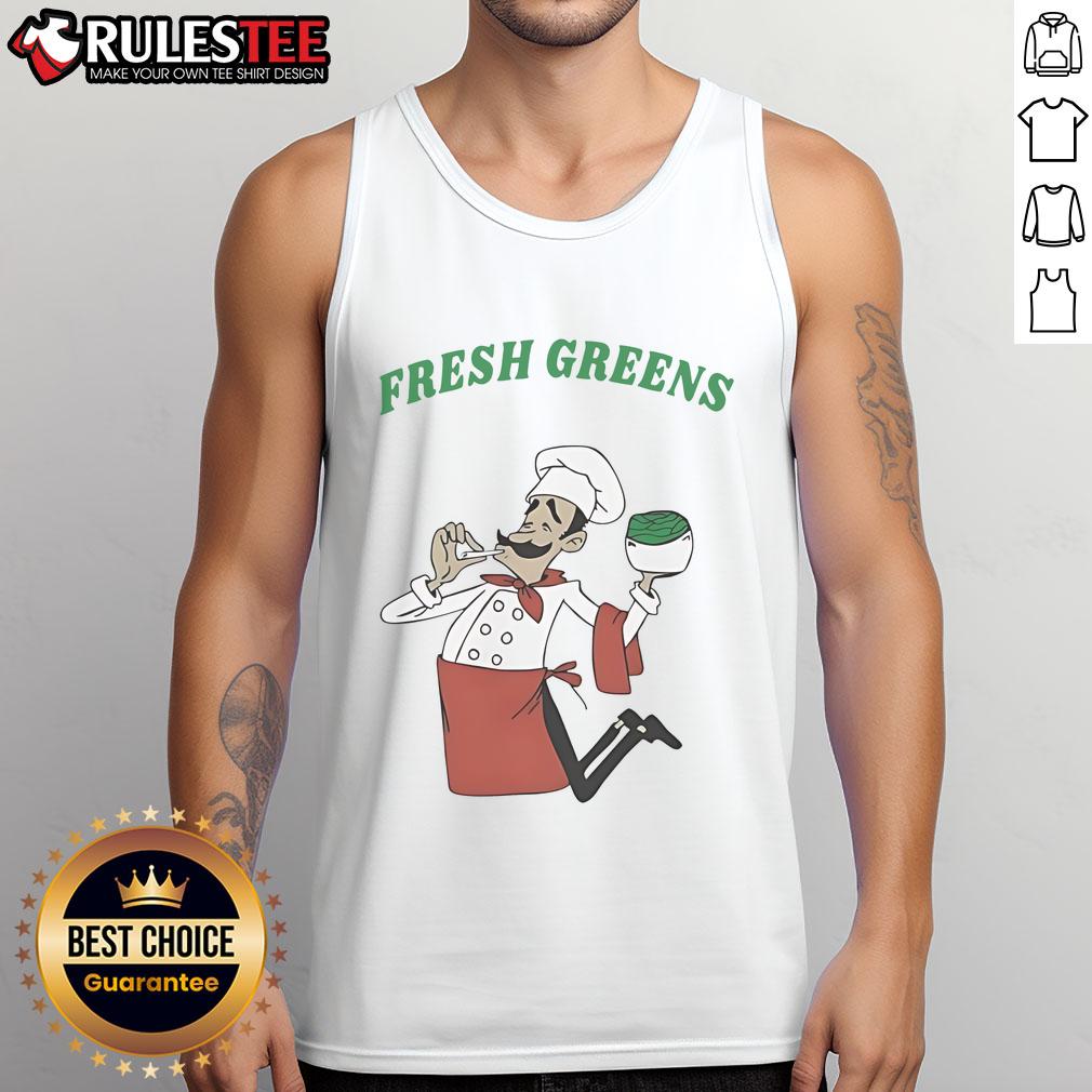 Awesome Fresh Greens Chef T-Shirt - Image 4